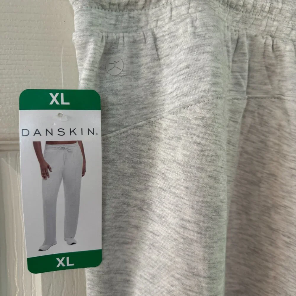 Danskin Scuba Pant Oatmeal Heather Woman's Size XL Amazing Soft Fabric - Picture 5 of 7
